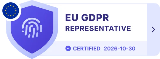 EU GDPR Representative - certified 2026-10-30 - Prighter