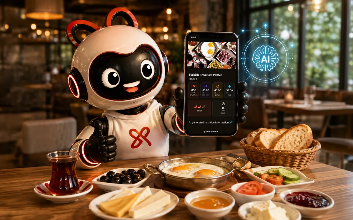 Calories and nutrition, estimated by AI