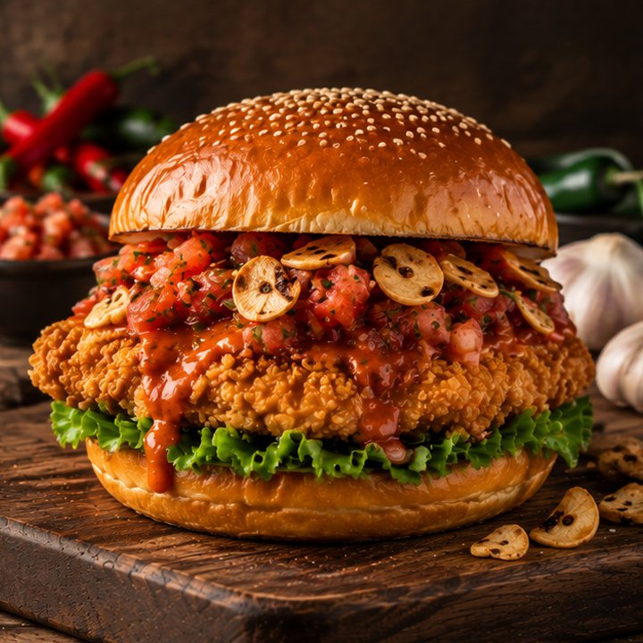Chickenperi Burger