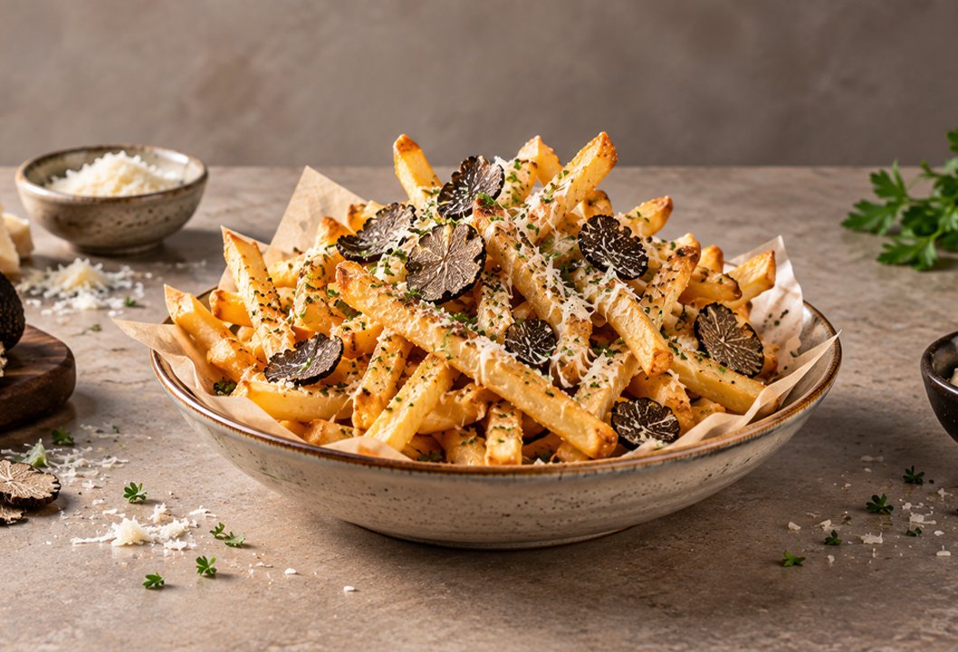 Trüflü Parmesanlı Patates Kızartması