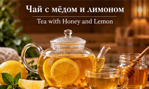 Чай с мёдом и лимоном