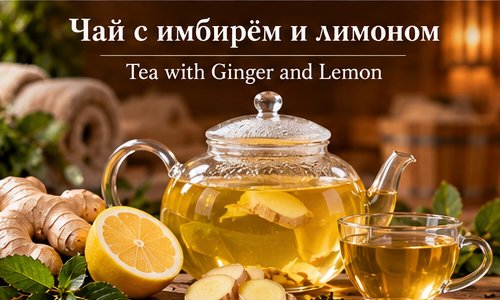 Чай с имбирём и лимоном