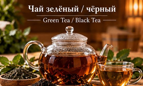 Чай зелёный / чёрный