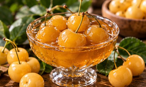 Варенье из жёлтой черешни